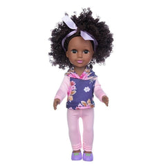 1PC African Black Baby Toy - 35cm Rubber Multi Style Explosion Head Baby Doll in Black Skin - Flexi Africa Worldwide Postage