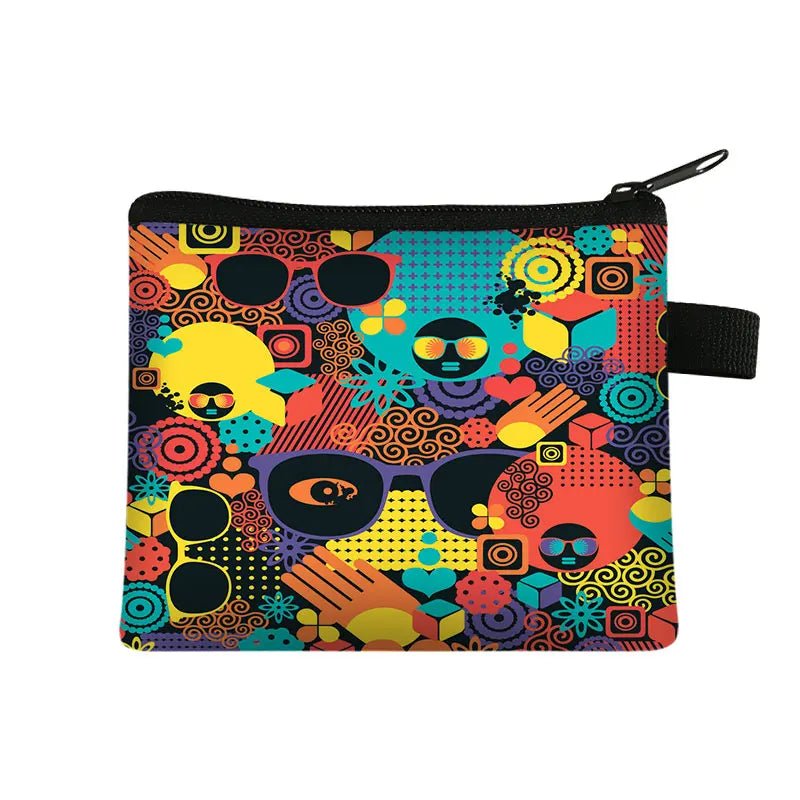 Adorned Essence: Afro-inspired Mini Wallet & Coin Purse for Women - Flexi Africa - Flexi Africa offers Free Delivery Worldwide - Vibrant African traditional clothing showcasing bold prints and intricate designs