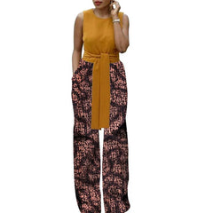 African Print Women Women's Wide Leg Pants Nigerian Fashion Female Loose Trousers Outfits - Flexi Africa www.flexiafrica.com