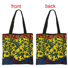 African Women's Style Handbag: Traditional Printed Top-Handle and Shoulder Tote Bags for Females - Flexi Africa - FREE POST