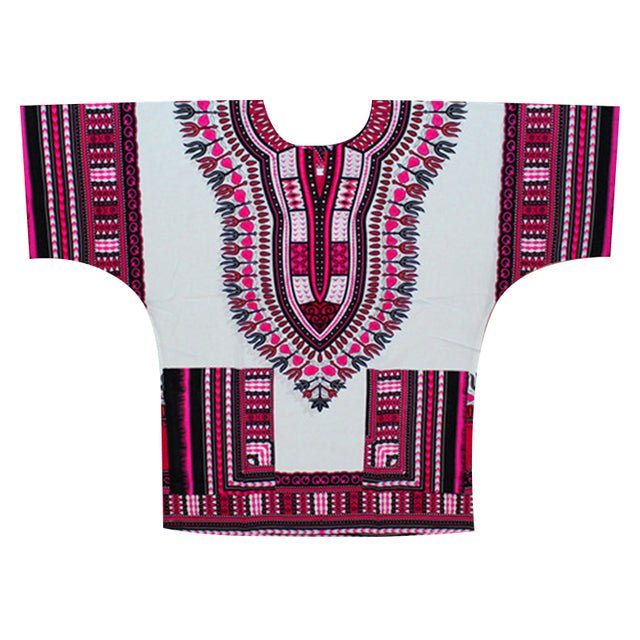 Authentic African Dashiki Printed T-Shirts for Men - Flexi Africa - Flexi Africa offers Free Delivery Worldwide - Vibrant African traditional clothing showcasing bold prints and intricate designs