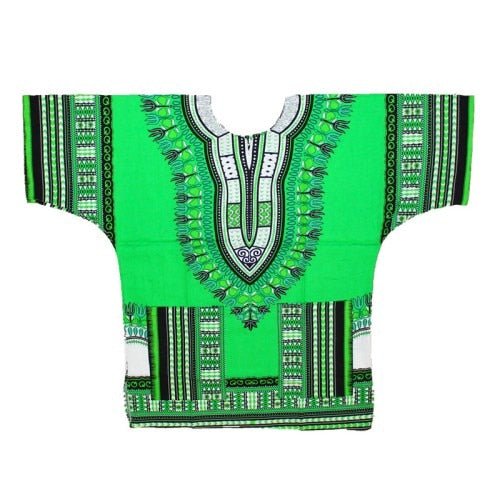 Authentic African Dashiki XXXL T-Shirt: Men's 100% Cotton Traditional Print Shirt for a Bold and Stylish Look - Free Delivery Worldwide only at Flexi Africa