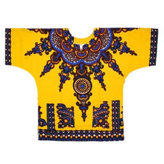 Authentic African Dashiki XXXL T-Shirt: Men's 100% Cotton Traditional Print Shirt for a Bold and Stylish Look - Free Delivery Worldwide only at Flexi Africa