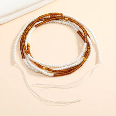 Boho Chic: Vibrant Beaded Waist Chains for Women - Flexi Africa - Free Delivery Worldwide only at www.flexiafrica.com