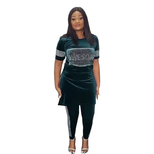 Bold and Beautiful: African American Inspired Women's Winter Sportswear Tracksuit - Free Delivery Worldwide only at Flexi Africa