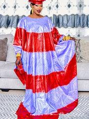 First Quality Hot Stamping Printing African Traditional Dashiki Riche Wedding Dress Green Boubou Riche Robe With Tassel Shawl Clothing - Free Delivery Worldwide only at Flexi Africa