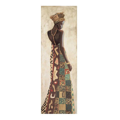 Large Size Portrait African Women Canvas Painting Hanging Posters and Prints Wall Art Pictures Living Room Home Decor