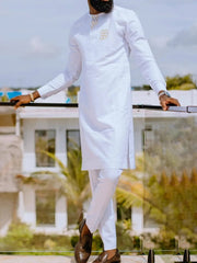 Stylish African Wear for Men - Fashionable Dashiki Outfits and Pants with Traditional Style and High Quality Fabric - Flexi Africa - Free Delivery Worldwide only at www.flexiafrica.com