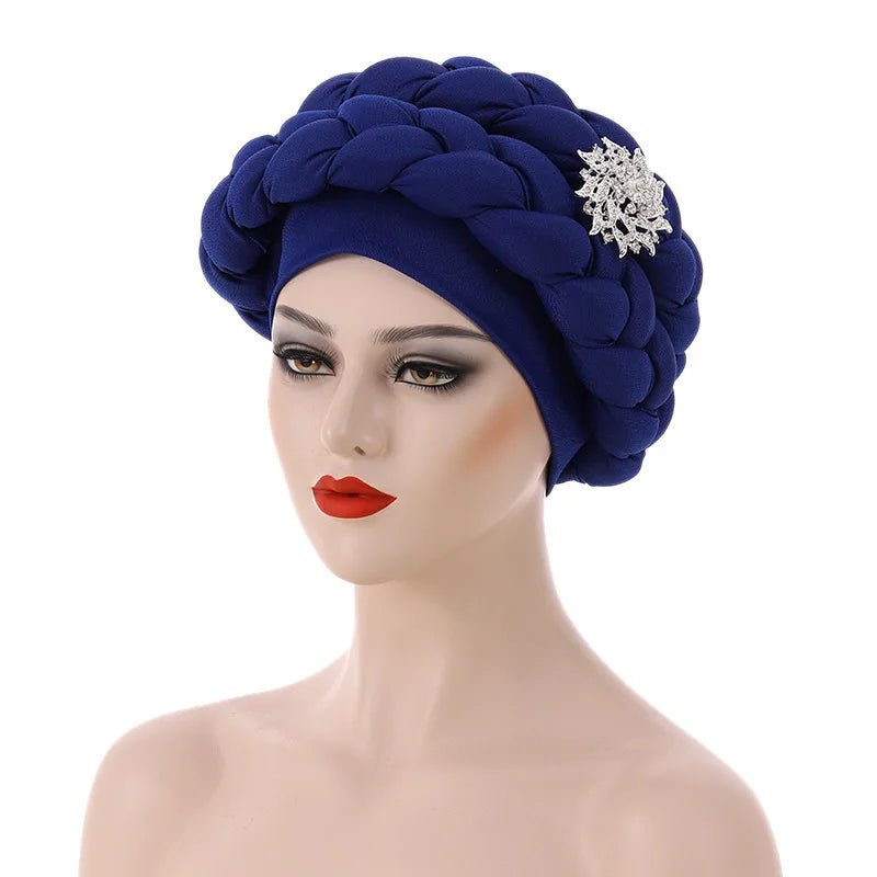 Stylish Auto Gele Bonnet Hat: Elevate Your Look with Nigerian Headwear for Women - Flexi Africa - FREE INTERNATIONAL POST