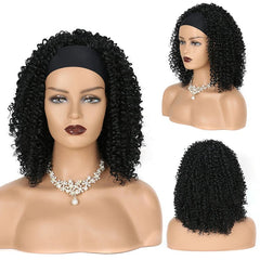 Synthetic Headband Wig Afro Kinky Curly Wigs for Black Women Natural Bouncy Curly Wig Headband - Free Delivery Worldwide only at Flexi Africa