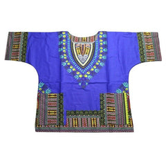 Vibrant Traditional African Print Dashiki T-shirts: Stylish Fashion Designs for Kids - Flexi Africa - Free Delivery Worldwide